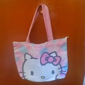 Hello Kitty Canvas Tote Bag NWNT